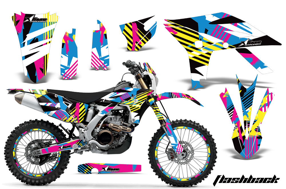 Yamaha WR 450F 2012 Graphic Kit Flashback-NPs